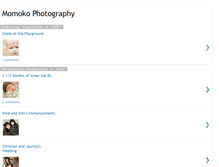 Tablet Screenshot of momokophotography.blogspot.com