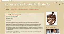 Desktop Screenshot of loueyville.blogspot.com