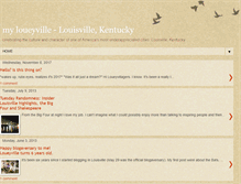 Tablet Screenshot of loueyville.blogspot.com