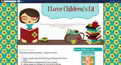 Desktop Screenshot of ilovechildrenslit.blogspot.com