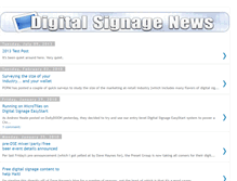 Tablet Screenshot of digitalsignagenews.blogspot.com