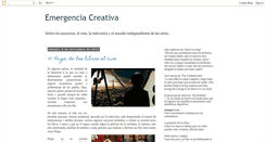Desktop Screenshot of emergenciacreativa.blogspot.com