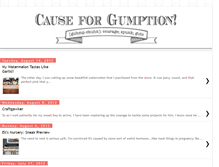 Tablet Screenshot of causeforgumption.blogspot.com