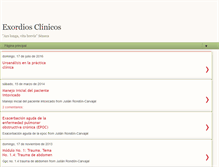 Tablet Screenshot of exordiosclinicos.blogspot.com