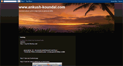 Desktop Screenshot of ankush-koundal.blogspot.com