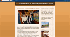 Desktop Screenshot of centroculturalmanzanarivera.blogspot.com