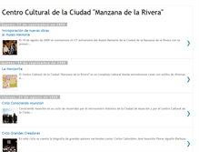 Tablet Screenshot of centroculturalmanzanarivera.blogspot.com
