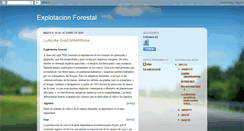 Desktop Screenshot of explotaciionforestal.blogspot.com