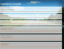 Tablet Screenshot of explotaciionforestal.blogspot.com