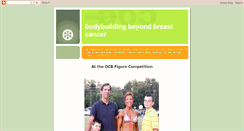 Desktop Screenshot of bodybuildingbeyondbreastcancer.blogspot.com