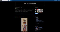 Desktop Screenshot of dwpapercraft.blogspot.com