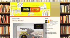 Desktop Screenshot of dignityandservices.blogspot.com