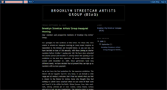 Desktop Screenshot of brooklynstreetcarartistsgroup.blogspot.com