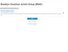 Tablet Screenshot of brooklynstreetcarartistsgroup.blogspot.com