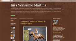 Desktop Screenshot of inesverissimomartins.blogspot.com