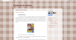 Desktop Screenshot of essenciadosenhor.blogspot.com