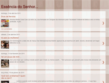 Tablet Screenshot of essenciadosenhor.blogspot.com