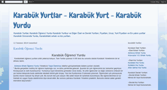 Desktop Screenshot of karabukyurtlar.blogspot.com