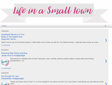 Tablet Screenshot of mary-lifeinasmalltown.blogspot.com