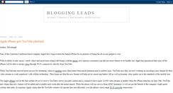 Desktop Screenshot of bloggingleads.blogspot.com