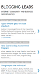 Mobile Screenshot of bloggingleads.blogspot.com