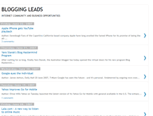 Tablet Screenshot of bloggingleads.blogspot.com