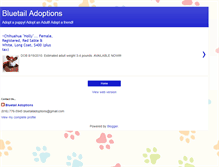 Tablet Screenshot of bluetailadoptions.blogspot.com