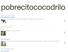 Tablet Screenshot of pobrecitococodrilo.blogspot.com