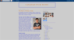 Desktop Screenshot of canadianpuckbunny.blogspot.com