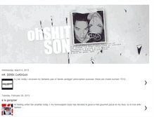 Tablet Screenshot of oh-shit-son.blogspot.com