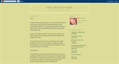 Desktop Screenshot of bibliovoracious.blogspot.com