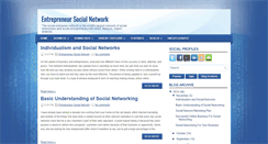 Desktop Screenshot of entrepreneursocialnetwork.blogspot.com