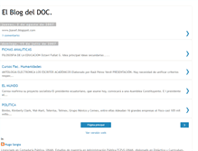 Tablet Screenshot of elblogdeldoc.blogspot.com