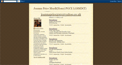 Desktop Screenshot of joannaprice.blogspot.com