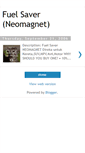 Mobile Screenshot of neomagnetfuelsaver.blogspot.com