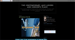 Desktop Screenshot of contemporaryjazzlovers2.blogspot.com
