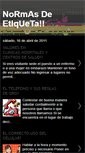 Mobile Screenshot of normasdetiqueta.blogspot.com