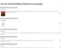 Tablet Screenshot of circuloperiodistasdeportivosarequipa.blogspot.com