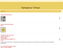 Tablet Screenshot of kampanyaturkiye.blogspot.com