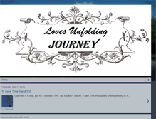 Tablet Screenshot of lovesunfoldingjourney.blogspot.com