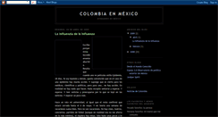 Desktop Screenshot of colombiaenmexico.blogspot.com