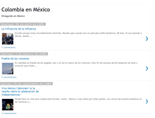 Tablet Screenshot of colombiaenmexico.blogspot.com