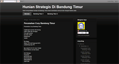 Desktop Screenshot of hunianbandungtimur19.blogspot.com