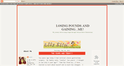 Desktop Screenshot of losingpoundsgainingme.blogspot.com