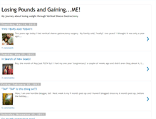 Tablet Screenshot of losingpoundsgainingme.blogspot.com