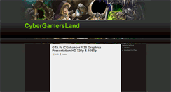 Desktop Screenshot of cybergamersland.blogspot.com