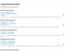 Tablet Screenshot of cybergamersland.blogspot.com