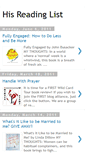 Mobile Screenshot of hisreadinglist.blogspot.com