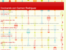 Tablet Screenshot of cocinandoconcarmenrodriguez.blogspot.com