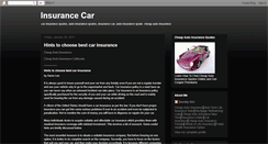 Desktop Screenshot of insurancecarr.blogspot.com